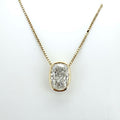 4 Ct Cushion Cut Lab Diamond Necklace