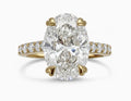 4.75 TCW Oval Lab Diamond Ring