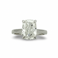 2 Ct Cushion Lab Diamond Engagement Ring Gold IGI Certified
