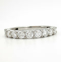 0.92 Ct Round Lab Diamond Anniversary Wedding Band