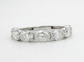 2.25 Ct Oval Lab Diamond Anniversary Wedding Band