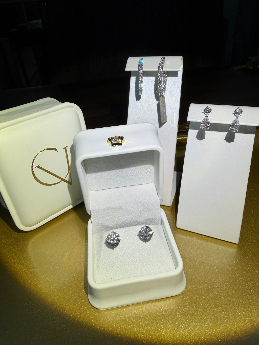 4 Ct Lab Diamond Stud Earrings IGI Certified