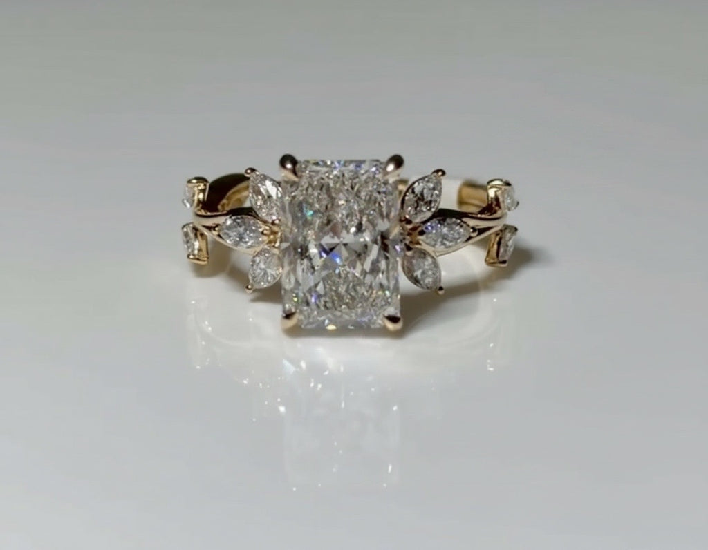 5 Ct Ivy & Vine Lab Diamond Botanical Ring - IGI Certified