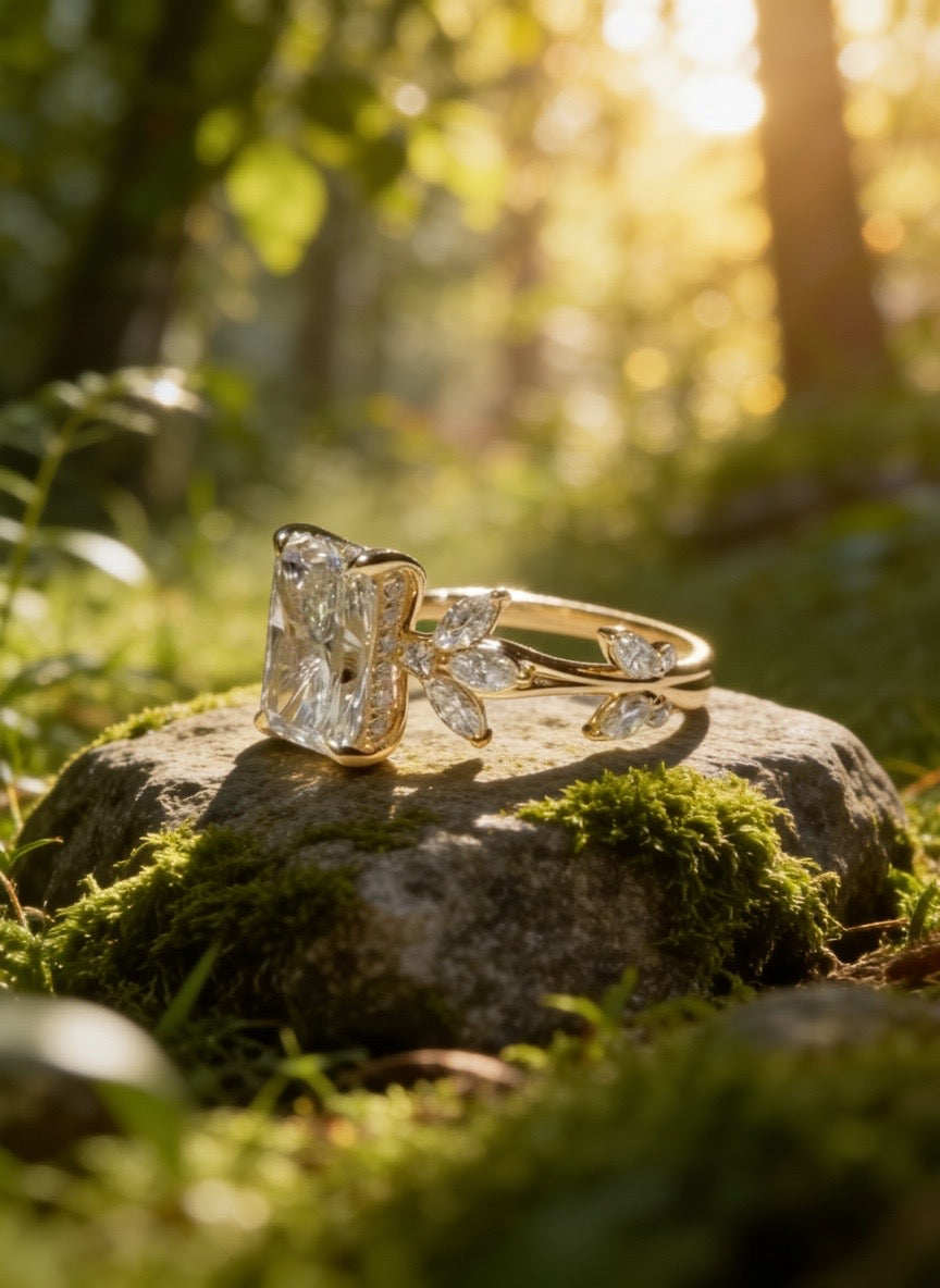 5 Ct Ivy & Vine Lab Diamond Botanical Ring - IGI Certified
