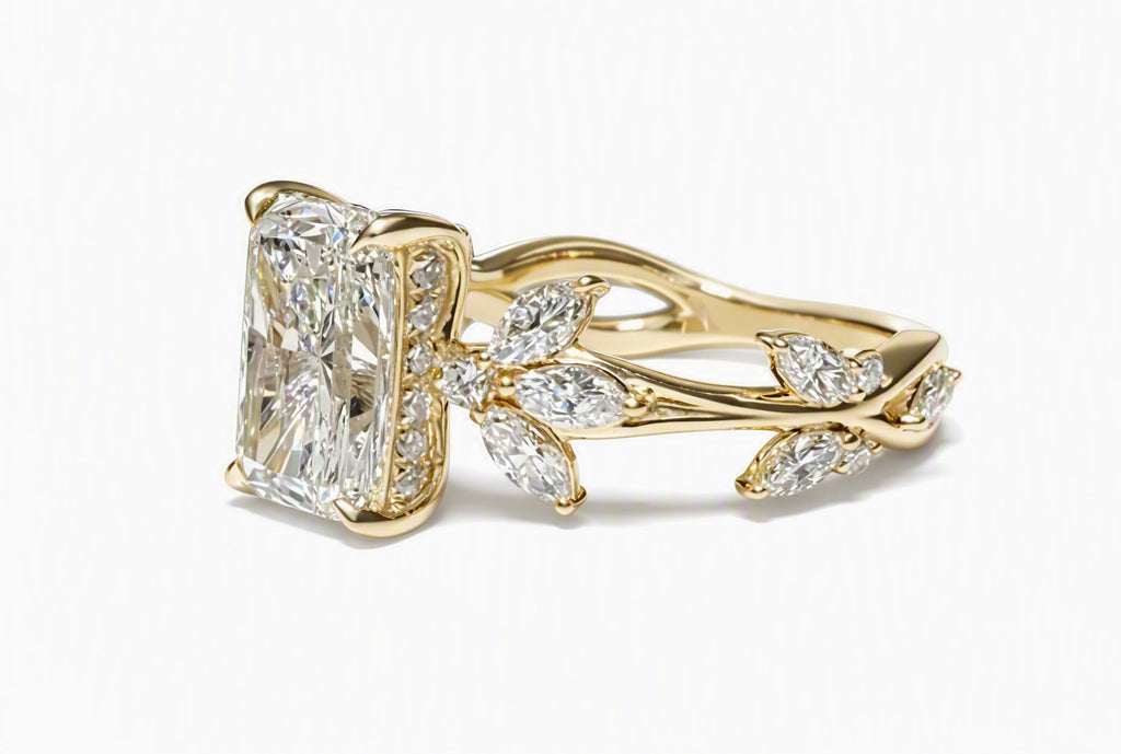 5 Ct Ivy & Vine Lab Diamond Botanical Ring - IGI Certified