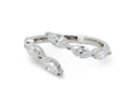 0.84 Ct Marquise Lab Diamond Bypass Ring