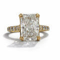 4.75 TCW Radiant Lab Diamond Ring - IGI Certified