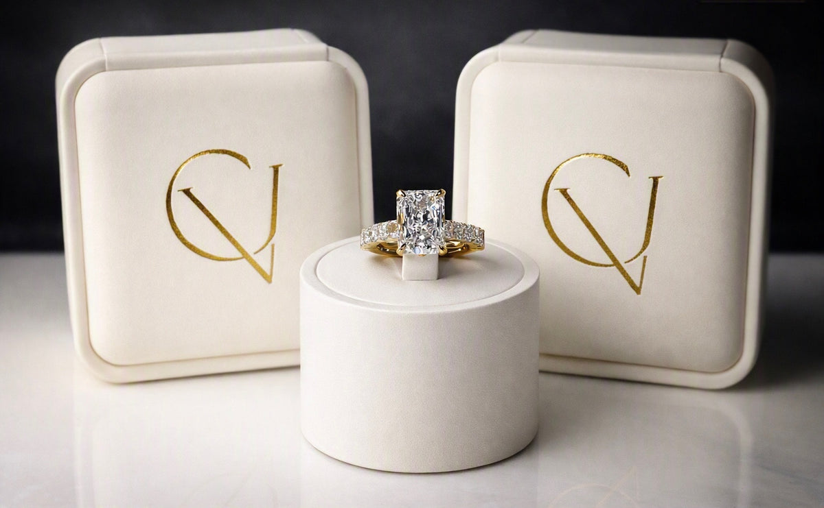 5.75 TCW Radiant Lab Diamond Ring