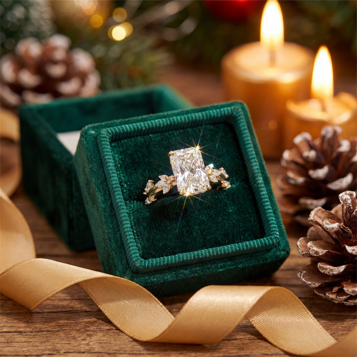 4 Ct Ivy & Vine Lab Diamond Botanical Ring - IGI Certified