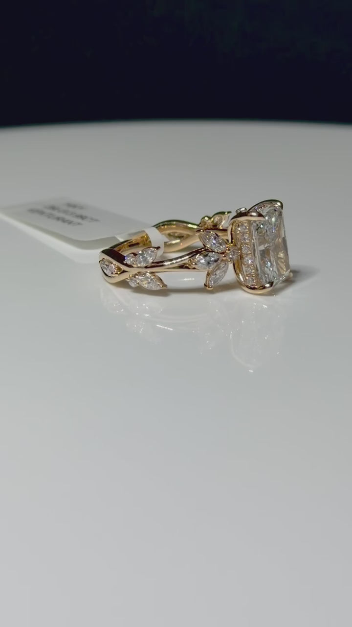 4 Ct Ivy & Vine Lab Diamond Botanical Ring - IGI Certified