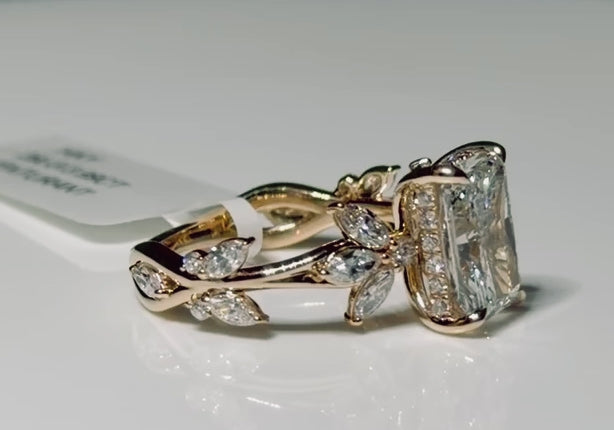 5 Ct Ivy & Vine Lab Diamond Botanical Ring - IGI Certified