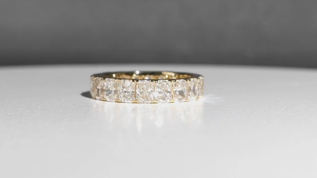 3.3 Ct Radiant Lab Diamond Eternity Ring