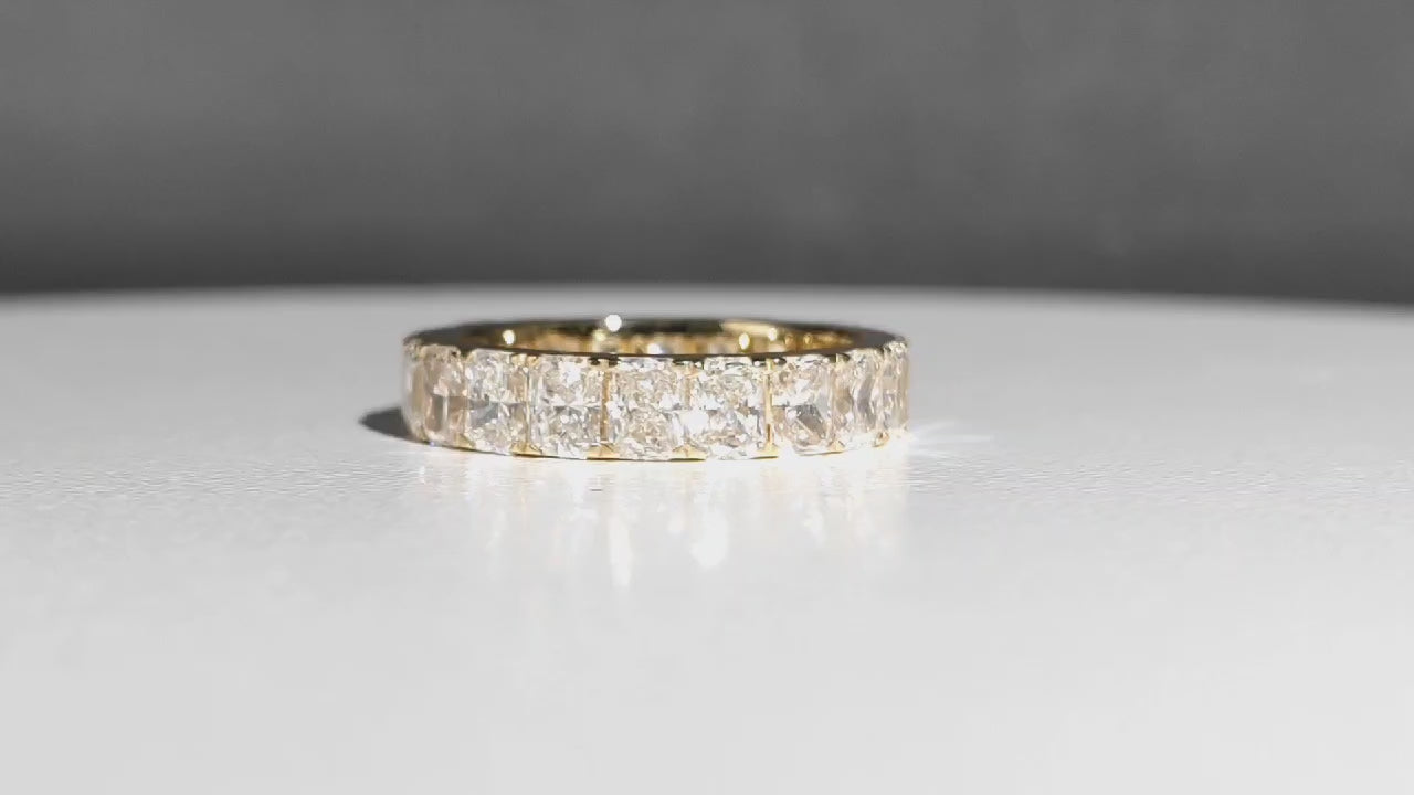 3.3 Ct Radiant Lab Diamond Eternity Ring
