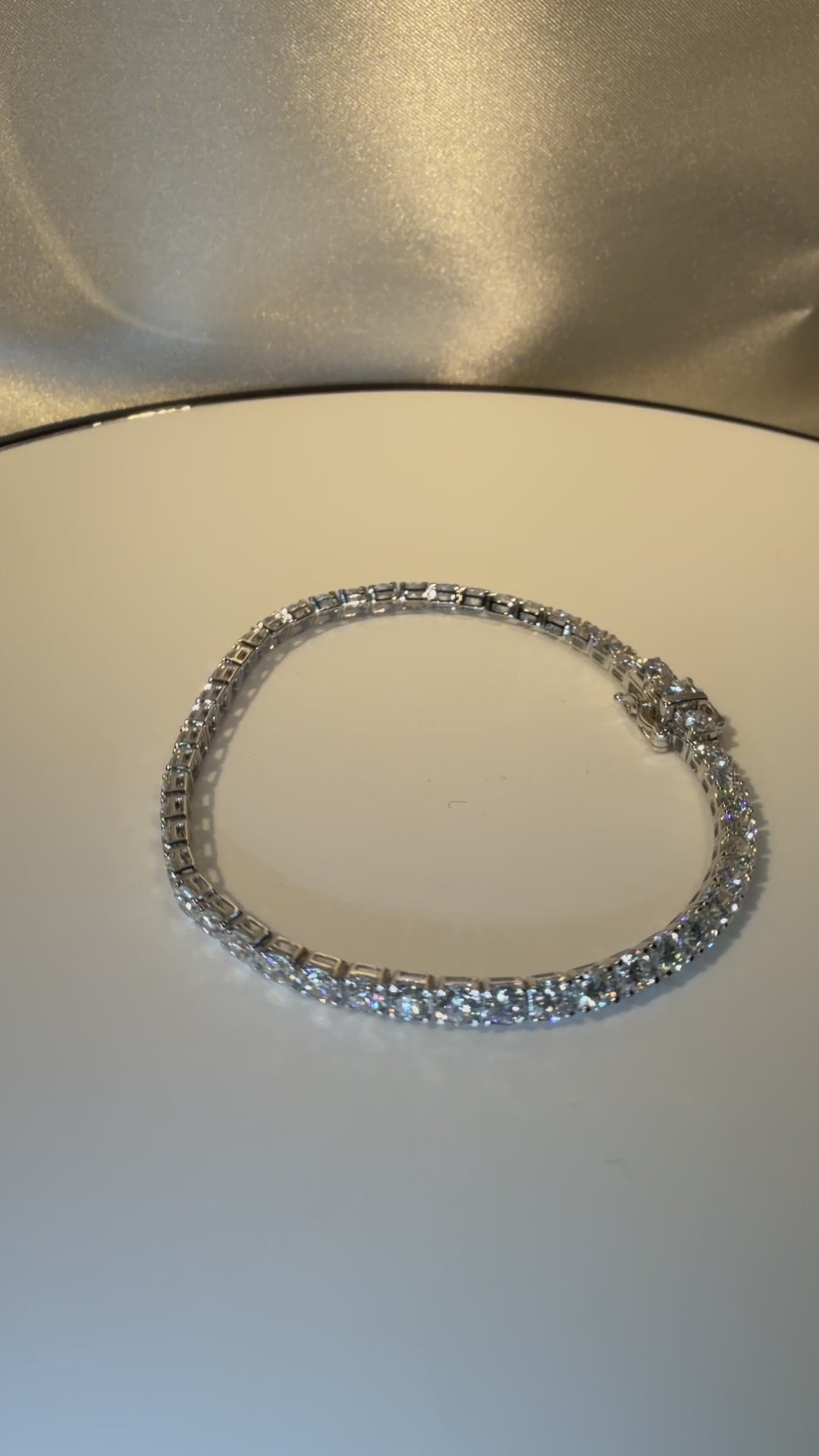 7 Ct Lab Diamond Tennis Bracelet