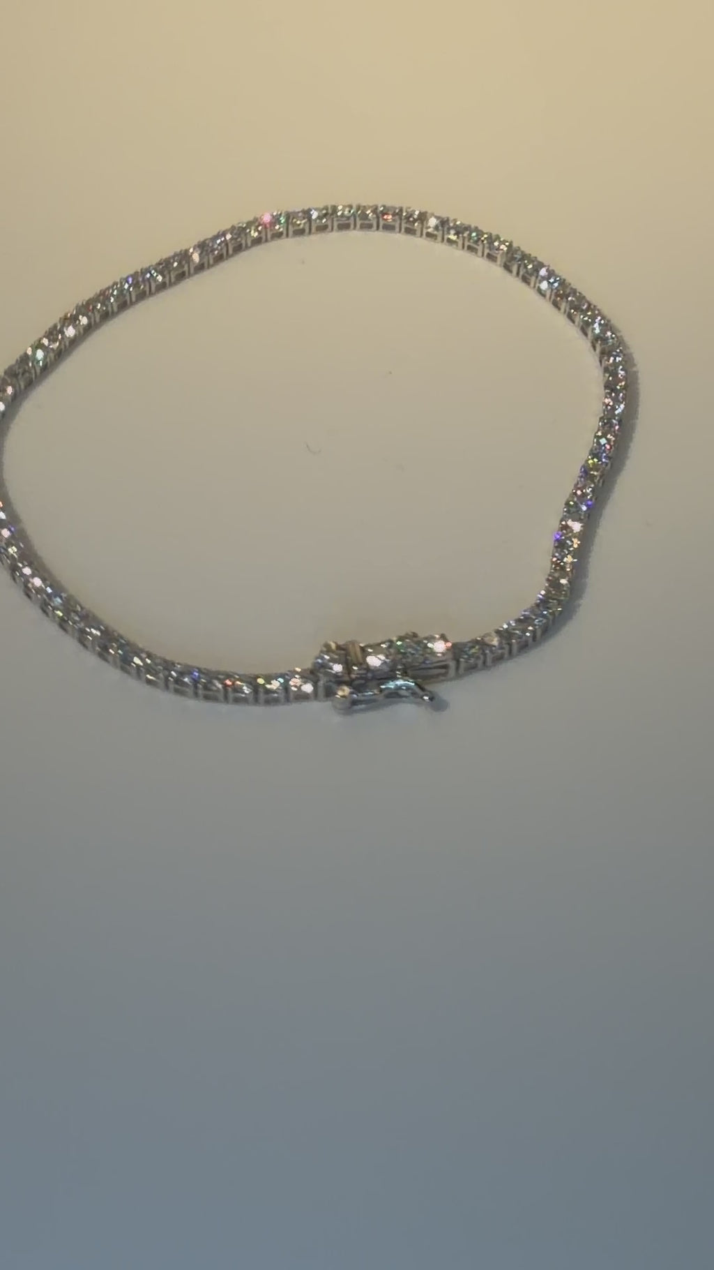 3 Ct Lab Diamond Tennis Bracelet