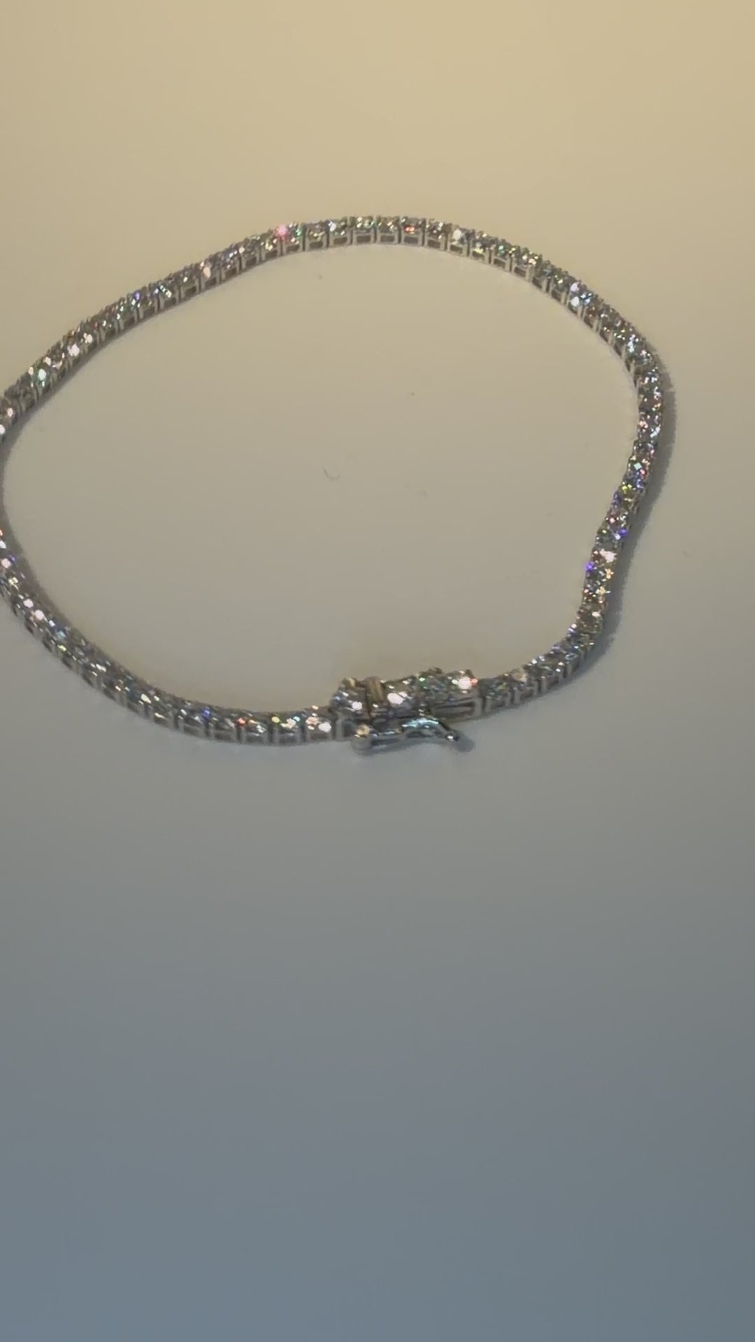 3 Ct Lab Diamond Tennis Bracelet